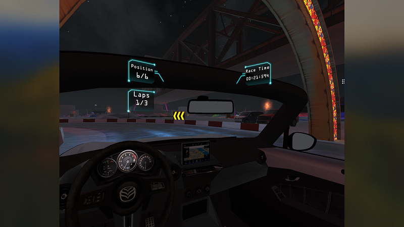 Screenshot of VR Adrenaline Drive