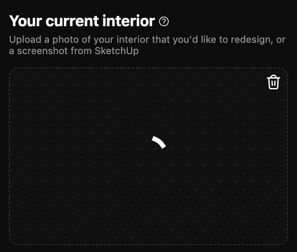 A SketchUp interface displaying a 3D living room interior design model with an open Layers panel.
