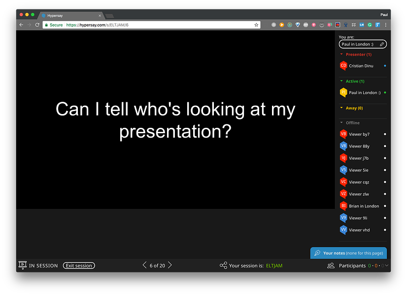 Hypersay