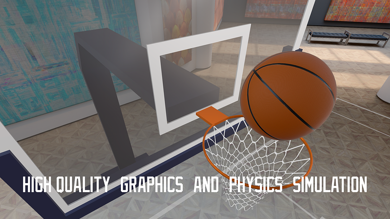 Screenshot of Basketball XR
