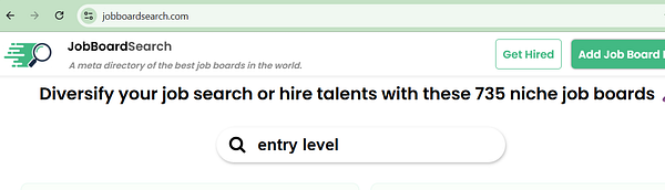 Screenshot of a web page comparing features of top job boards.