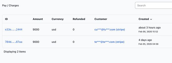 Screenshot of an admin panel showing a user management interface with unredacted real email addresses.