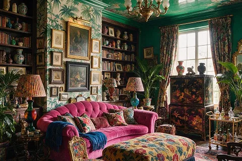A room in the Maximalist style