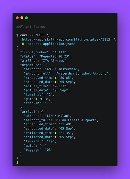 SkyLink API