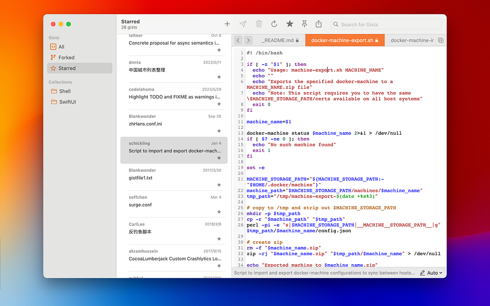 Yist - GitHub Gist Manager