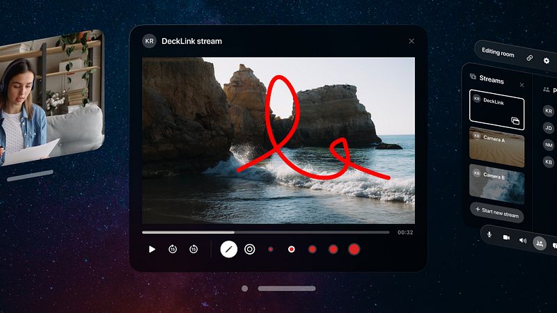 Screenshot of Evercast