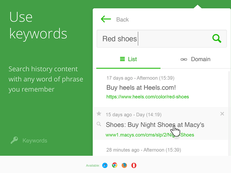 History Search