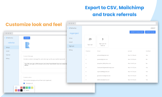 Referlist