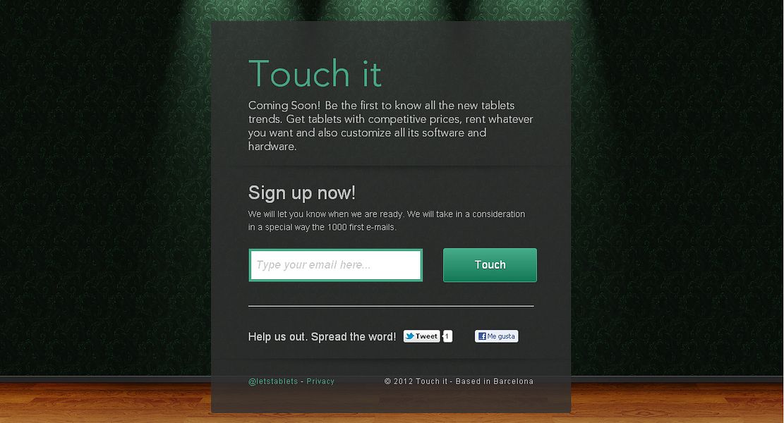 Touch it