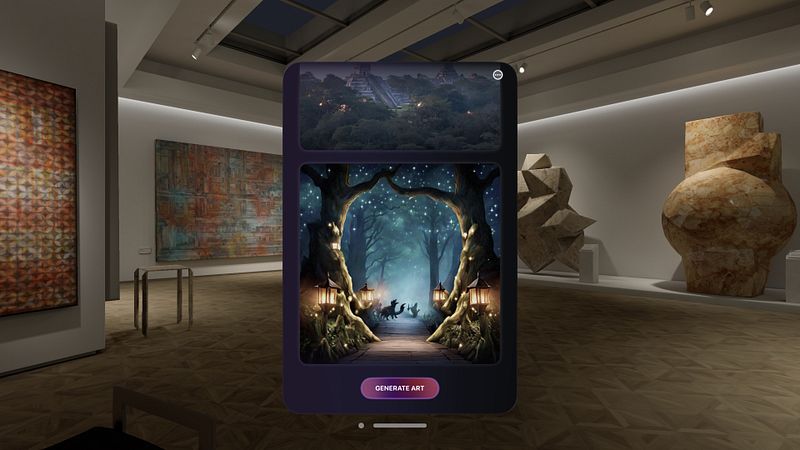 Screenshot of Art Playground - AI Powered