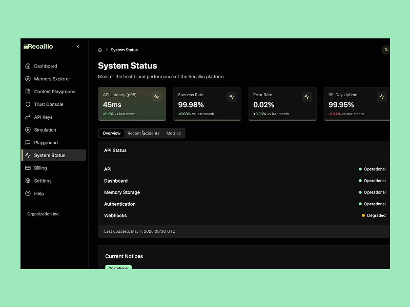 Recallio - AI Memory Bank