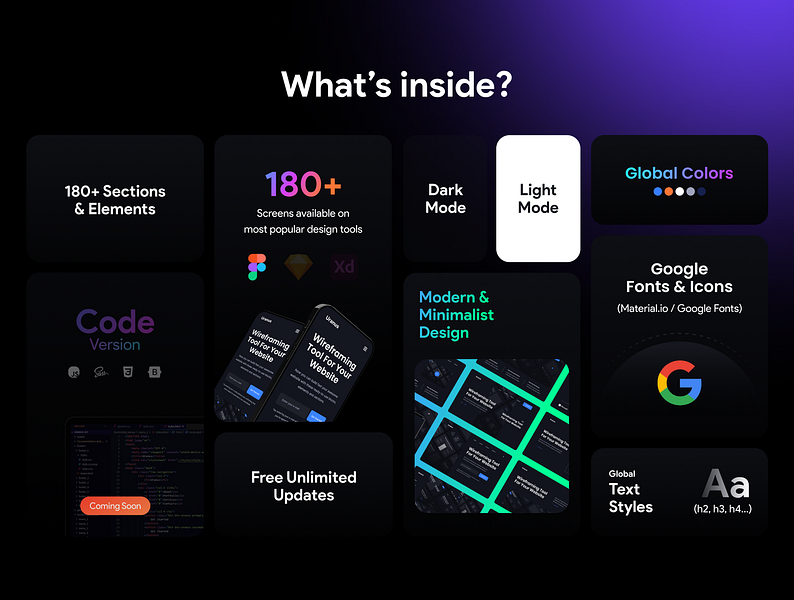 Uranus v1.3 - Wireframe Kit
