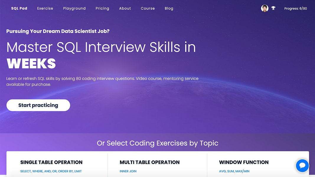 SQLPad: All in one place to learn SQL | BetaList