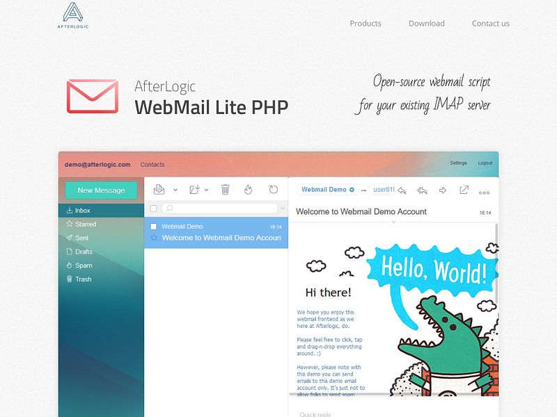 AfterLogic WebMail Lite 8 Beta