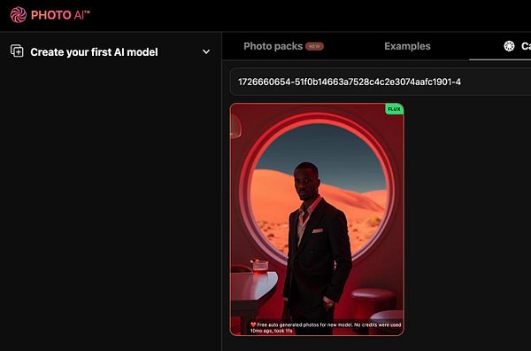 A stylish man stands in a modern, circular windowed room with a desert landscape visible outside.