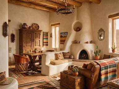 A room in the Southwestern style