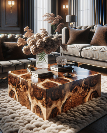 Burl in interior design