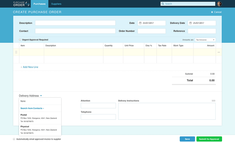 Purchase Order Plus