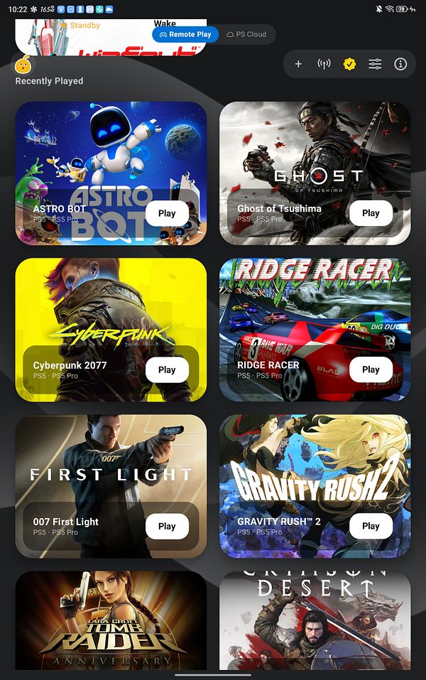 Screenshot of a Reddit post from r/Asobi titled "Sunday Report - Edition 22 Week 32" with a list of game updates and a pixelated black-and-white game scene.