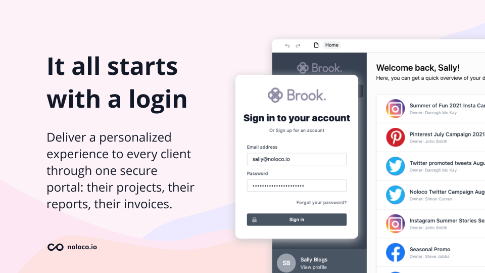 Noloco Client Portal Builder