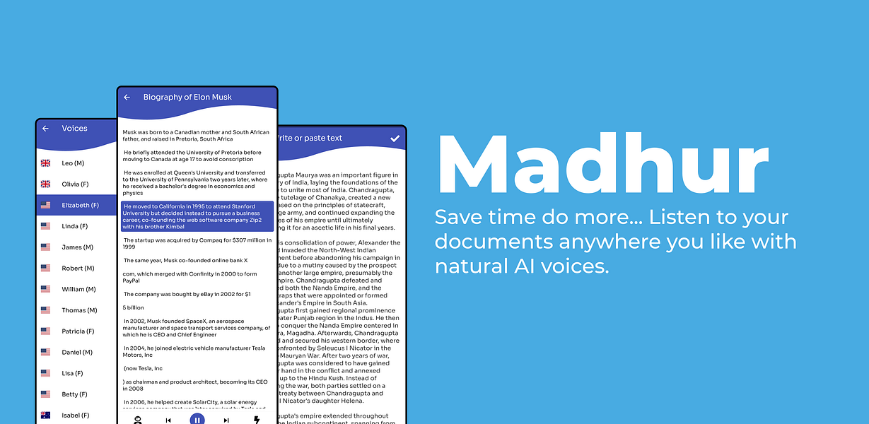 Madhur AI text to speech