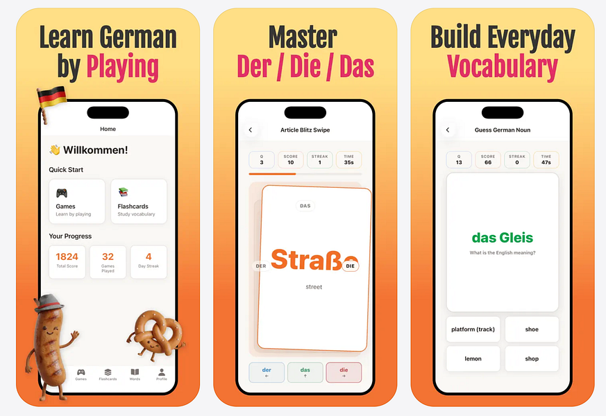 Learn German with Games