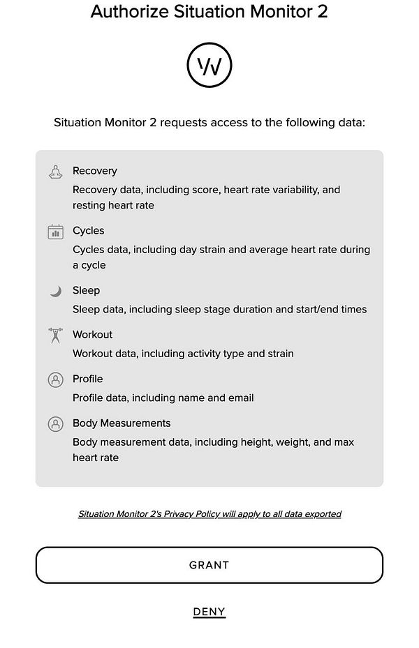 A collage of promotional images and text highlighting the WHOOP wireless heart rate monitor's features and integration capabilities.