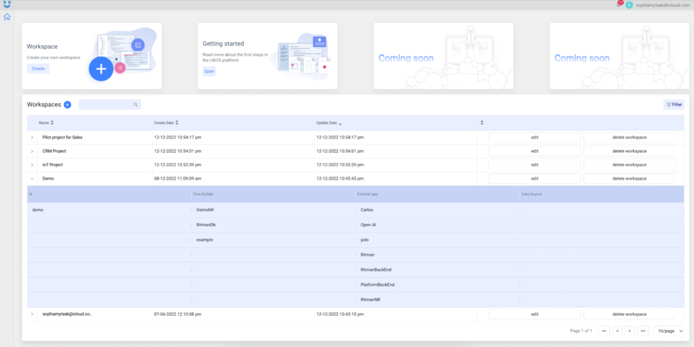 UBOS: End-to-end low-code development platform | BetaList