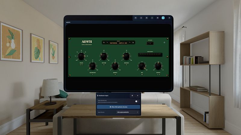 Screenshot of AU Studio