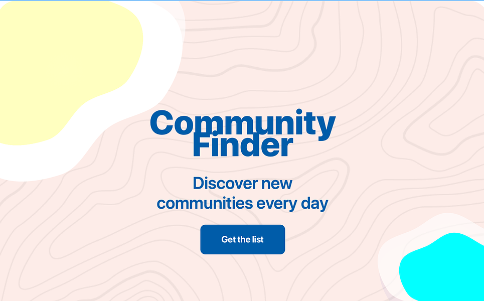 Community Finder