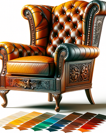 Pull-Up Leather in interior design