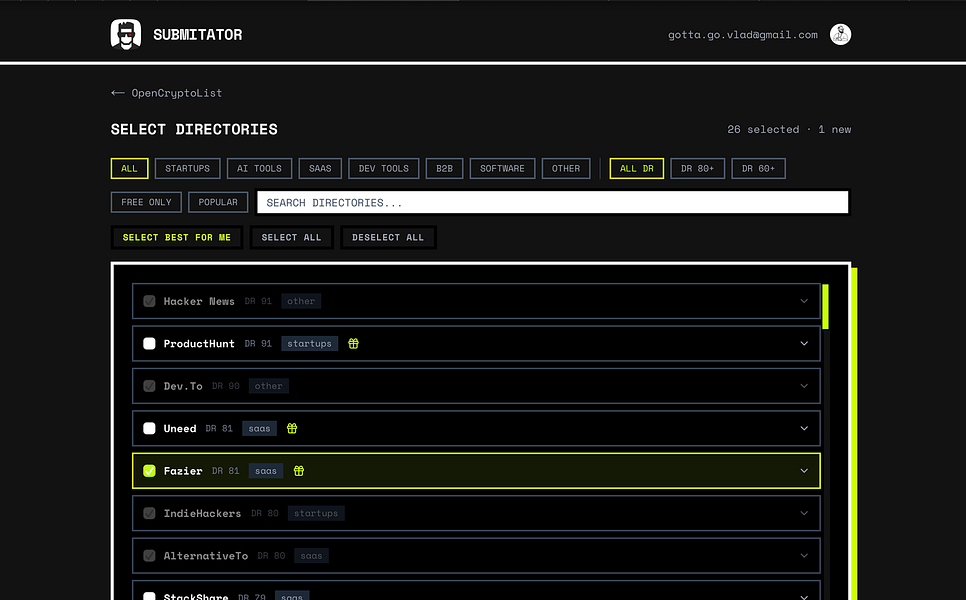 Submitator
