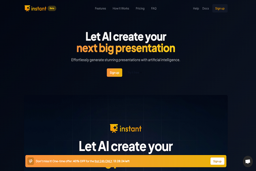 Instant AI for Google Slides