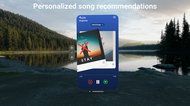 Screenshot of Muze: Music Discovery