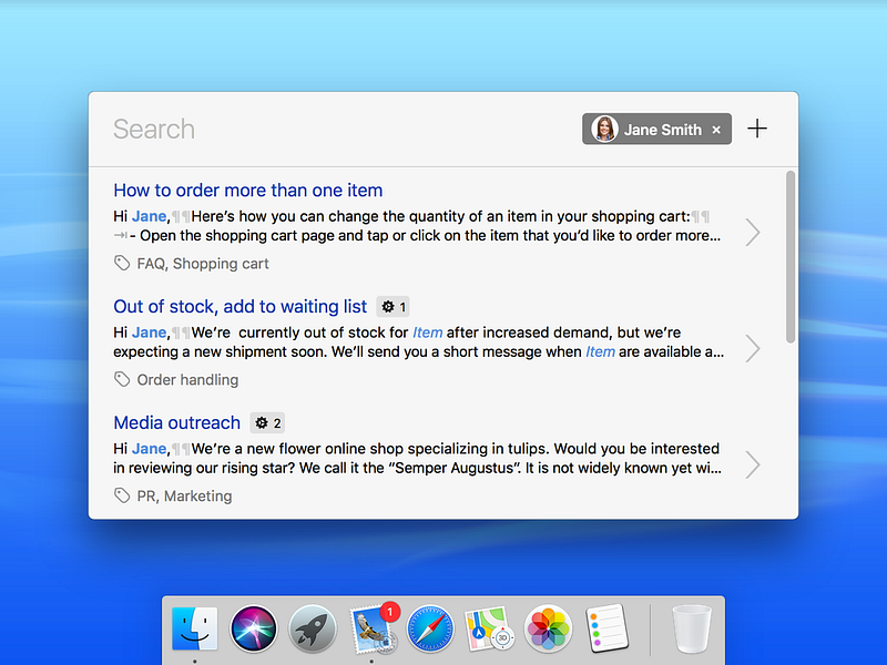 Text Blocks for Mac