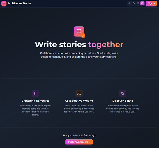 Multiverse Stories
