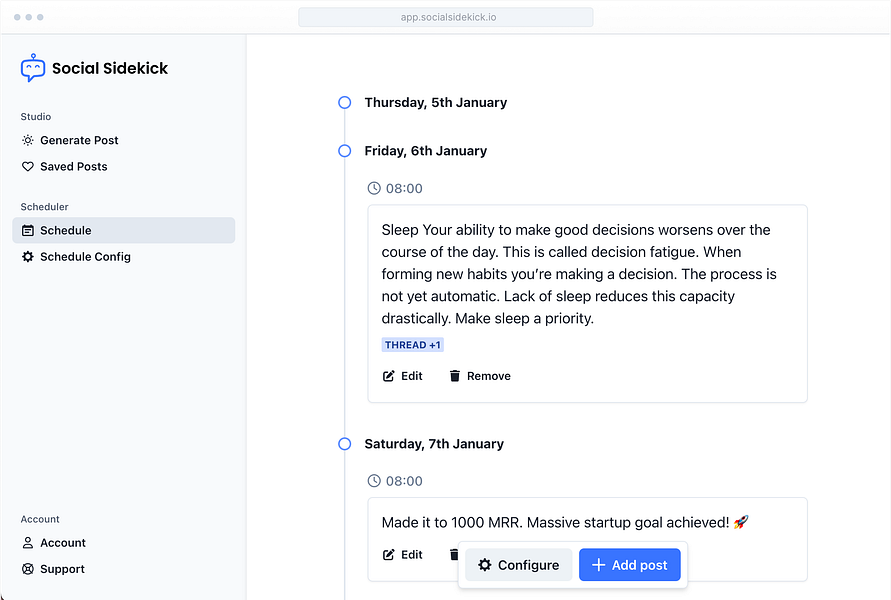 Social Sidekick