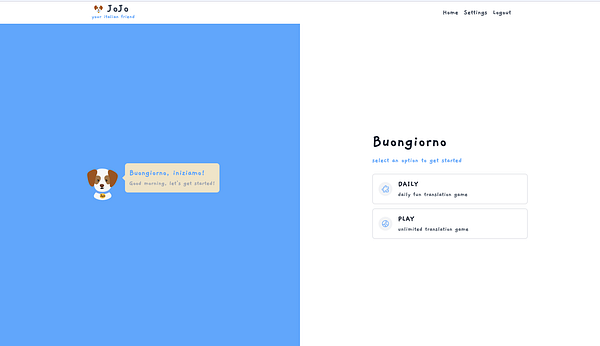 Modern home page design concept featuring a clean layout with a hero section, navigation bar, and a balanced use of text and images.