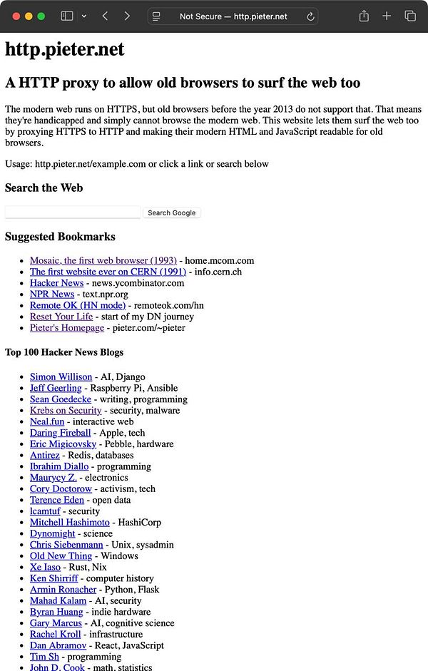 Website front page layout featuring a large scenic background image with text and navigation elements.