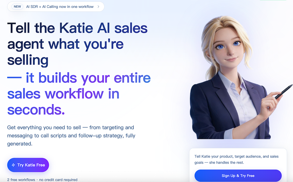 Katie AI – Automate outreach and calls to turn cold leads into closed deals visual 2