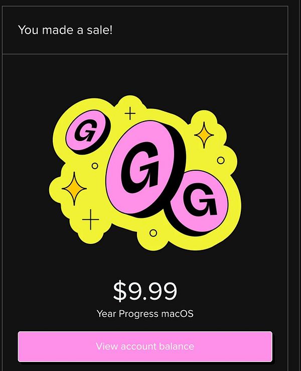 Screenshot of a landing page showcasing Progressbar OSX with product features, pricing plans, and purchase options.