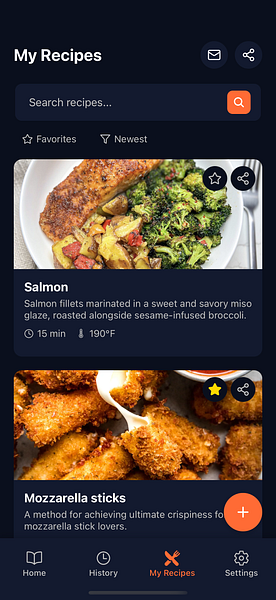 FryAI - Air Fryer Recipes