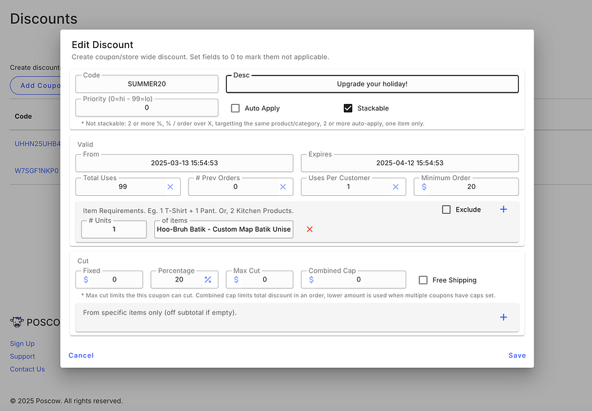 PosCow: Squarespace e-commerce plugin for international | BetaList