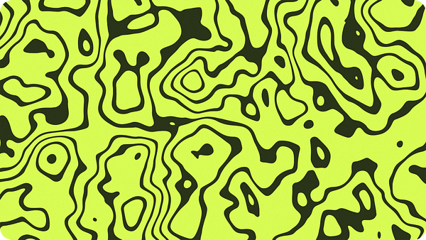 A digital art workspace displays a complex ink-like fractal pattern on a dark canvas.
