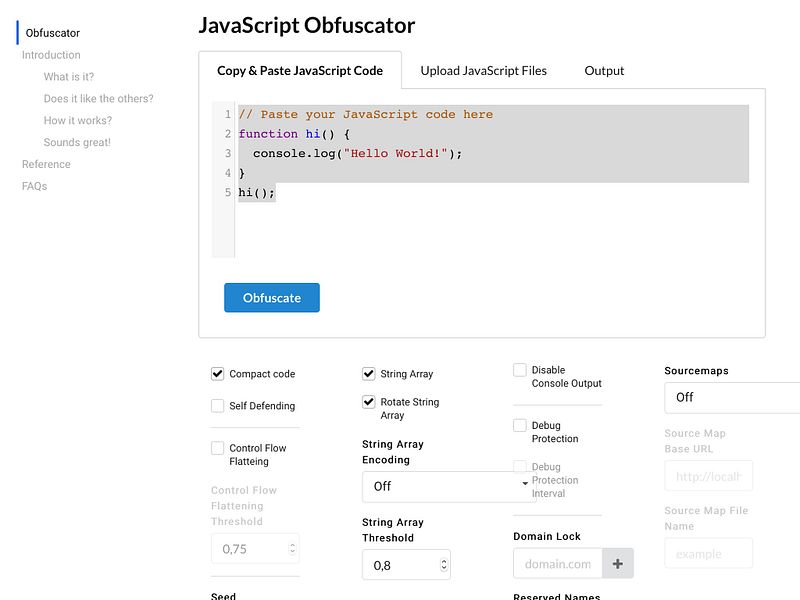 Javascript Obfuscator