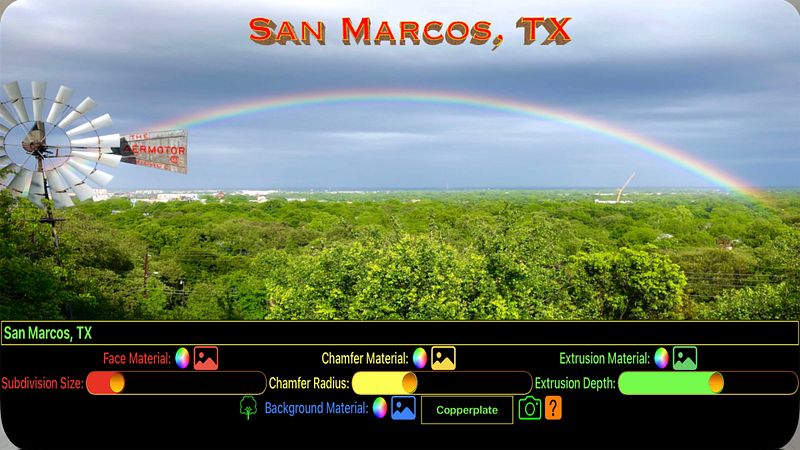 Screenshot of 3D Text Viewer