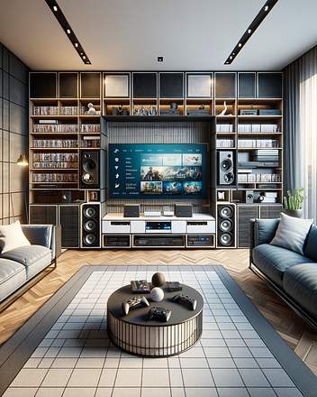 Entertainment Center in interior design