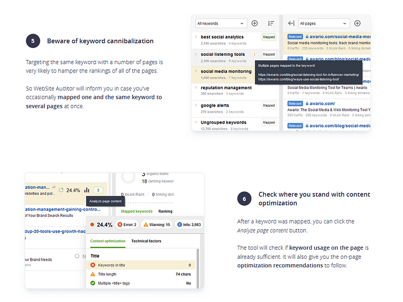 Content-to-Keyword Map Builder