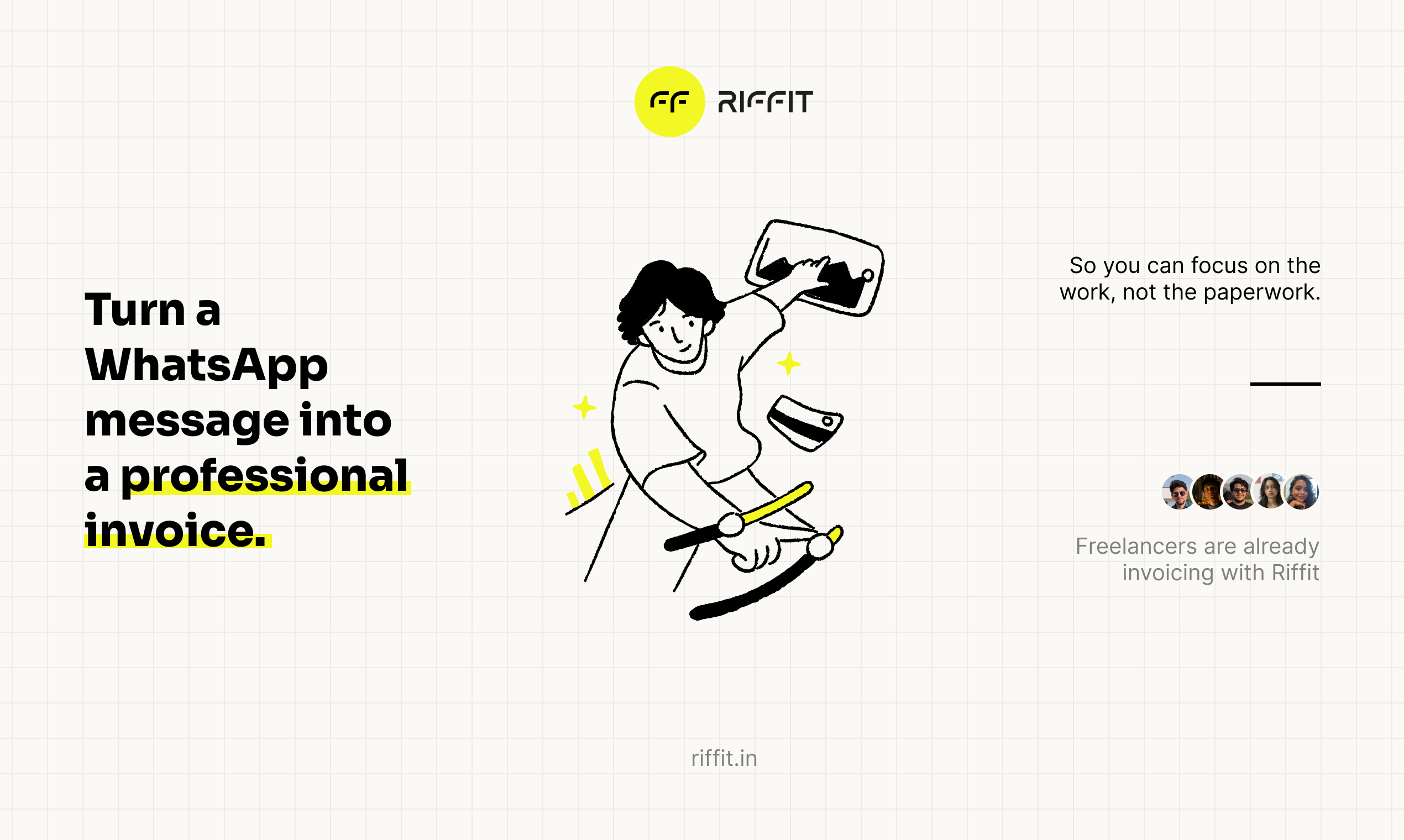 Riffit: Turn WhatsApp messages into professional invoices | BetaList