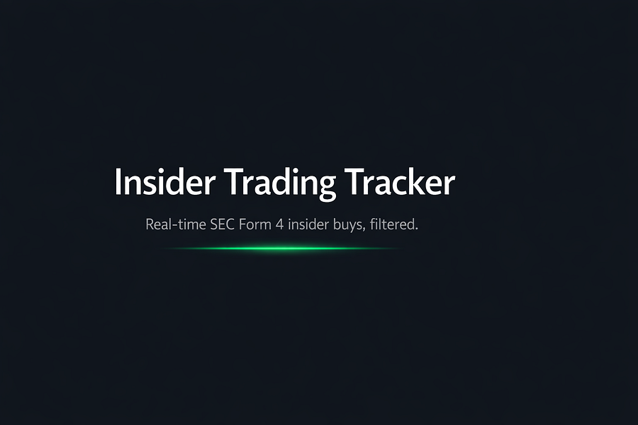 Insider Trading Tracker